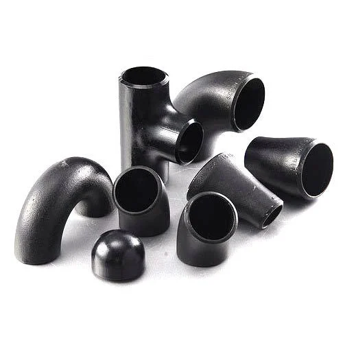 Carbon steel butt-weld pipe fittings — elbows, tees, reducers, caps — ASME B16.9 supplier UAE