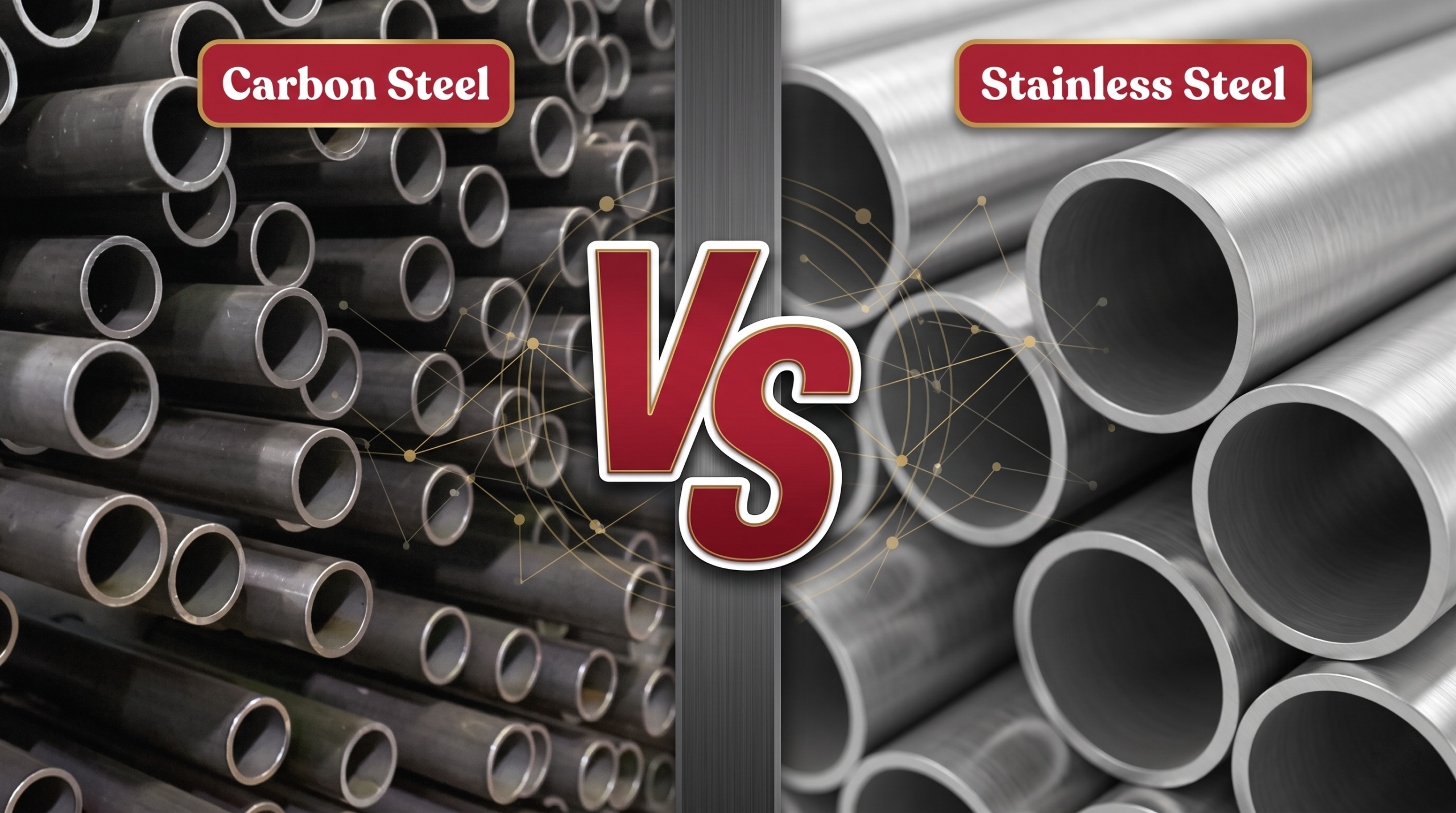 Carbon Steel vs Stainless Steel Pipes